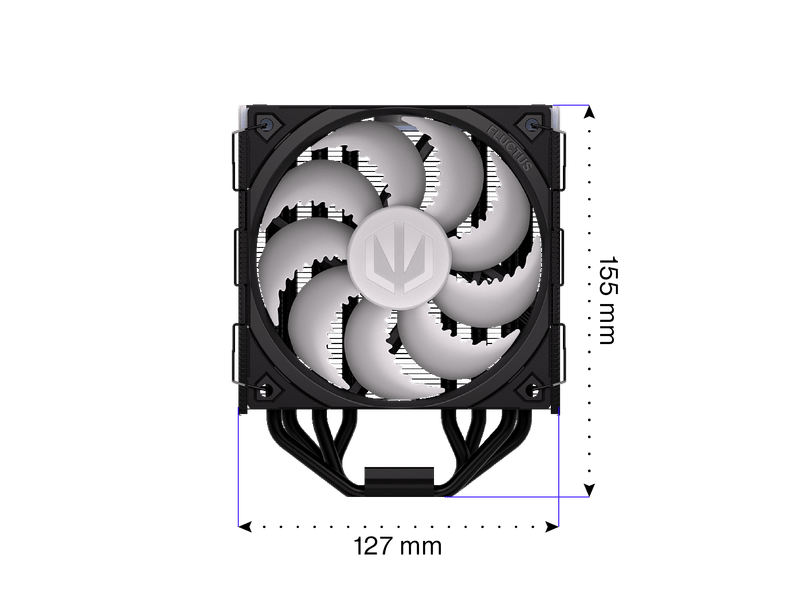 Endorfy Fera 5 Black ARGB Processzorhűtő, 120mm (EY3A012)