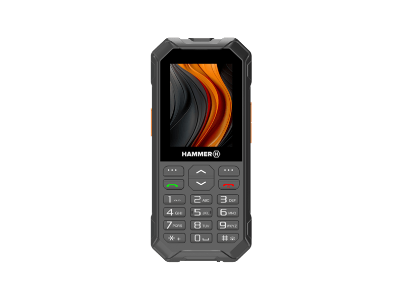 HAMMER 6 LTE Nyomógombos telefon, fekete