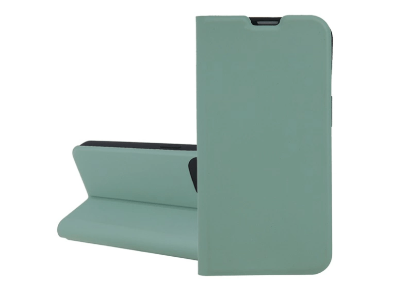 Gigapack iPhone 16 bőr hatású szilikon telefonvédő tok, zöld (GP-160308)