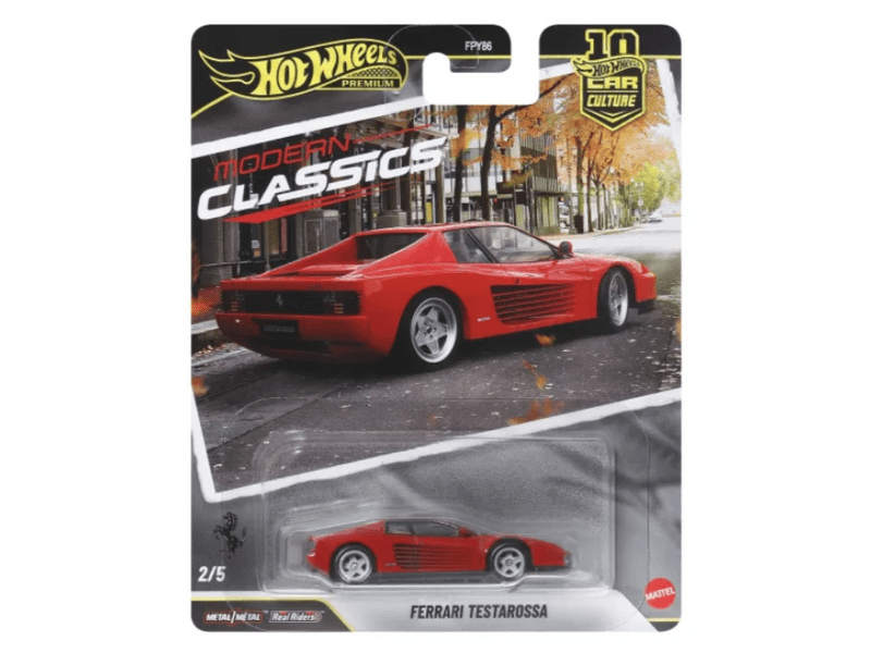 Hot Wheels: Autókultúra kisautó - Ferrari Testarossa (JKF00)