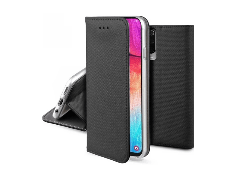 Gigapack Xiaomi 14 Ultra 5G Bőr hatású flip tok, fekete (GP-157800)