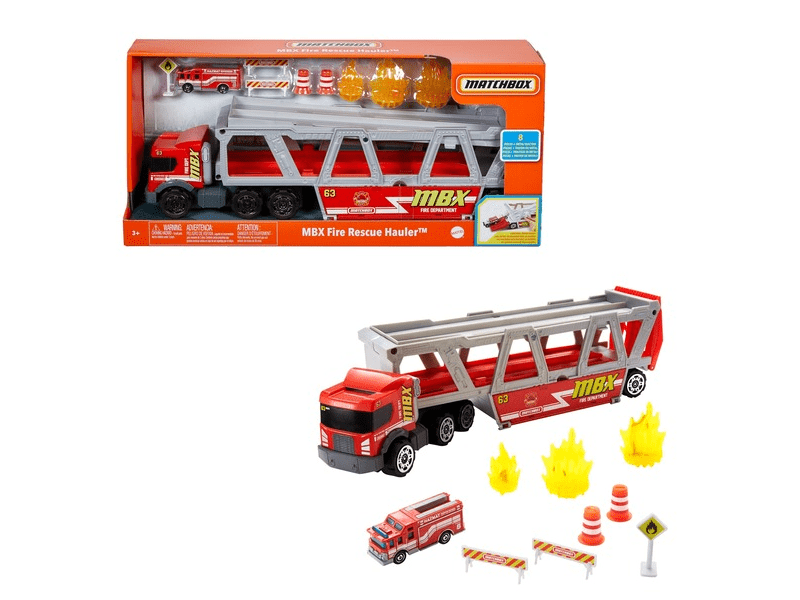 Matchbox: Tűzoltósági trailer kiegészítőkkel (GWM23)