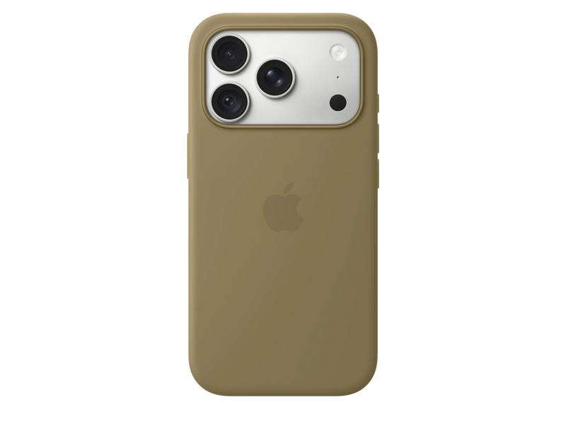 Apple iPhone 18 Pro szilikon tok, MagSafe-rögzítésű, olíva (MK8V4ZM/A)