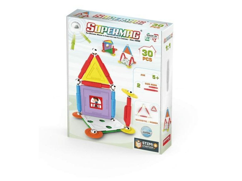 Supermag Projects House 30 db-os mágneses építőjáték (SMG 0662)