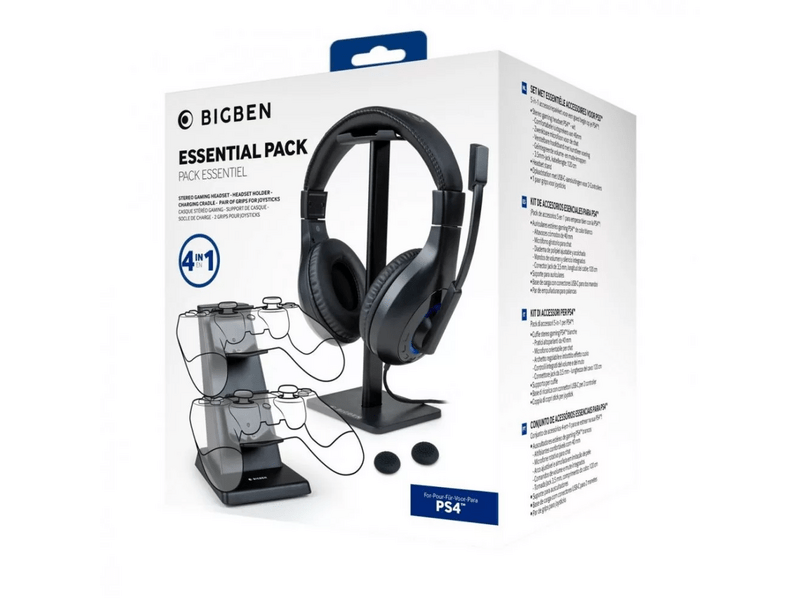 BIG BEN Essential Pack gamer kiegészítő csomag (PlayStation 4)