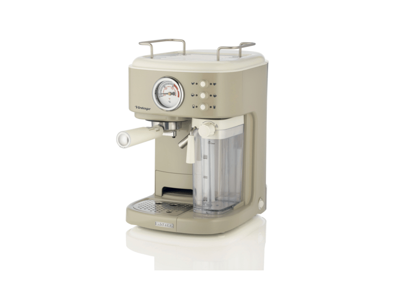 Ariete 1383 Vintage kávéfőző tejhabosítóval (bézs)