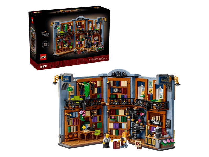 LEGO® Icons™ Könyvkuckó: Könyvesbolt (11379)