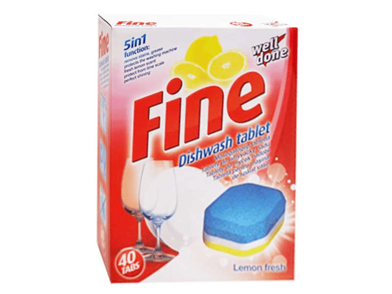 Well Done Fine 5 in1 mosogatógép tabletta 40db