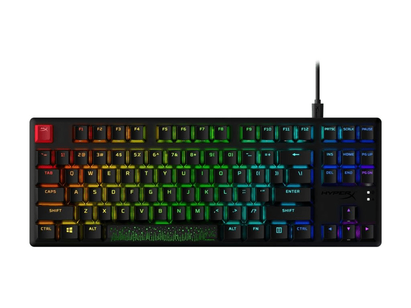 HyperX Alloy Origins Core PBT Mechanikus Gaming billentyűzet, Angol kiosztású (639N7AA)