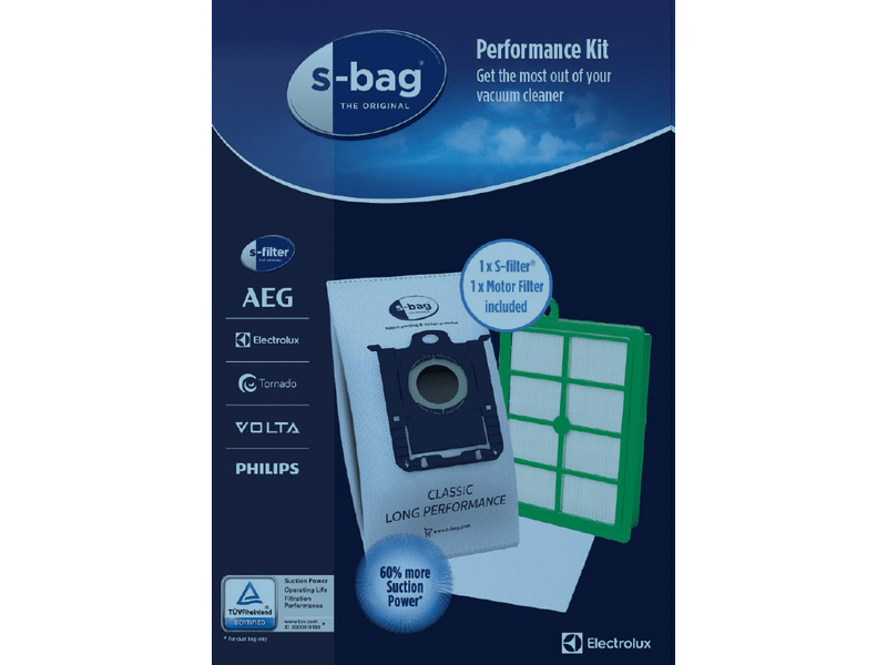 Electrolux SRK201S 4 db sbag porzsák+1 db HEPA szűrő+1 db motorszűrő