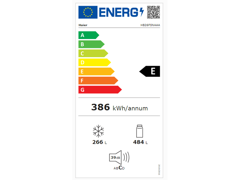 Haier HB26FSNAAA Francia ajtós hűtő