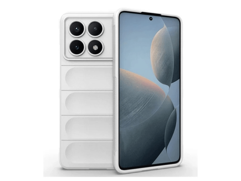 Gigapack Xiaomi Poco X6 Pro Szilikon tok, fehér (GP-155476)