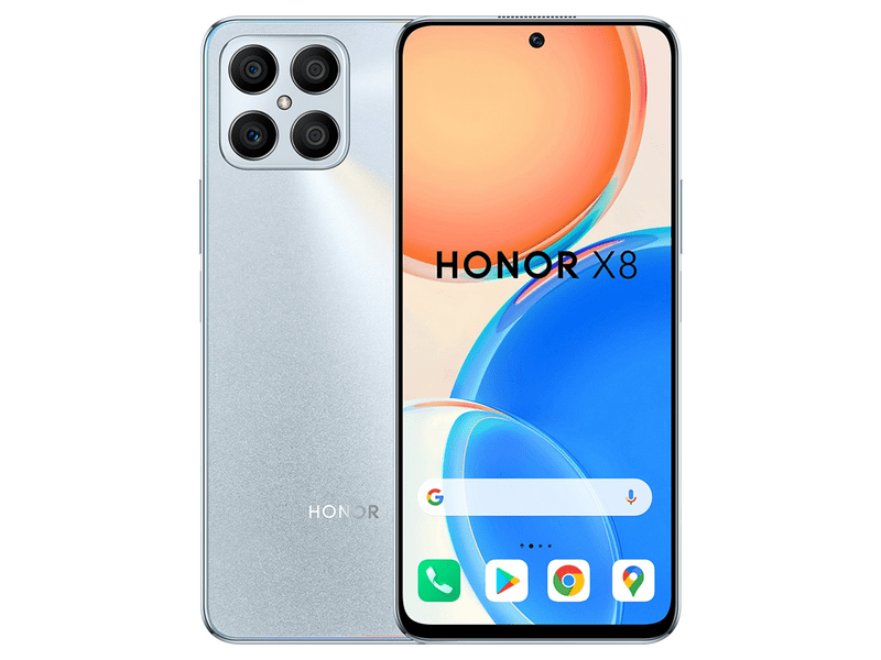 Honor X8 6/128GB DualSIM Okostelefon, Titánezüst