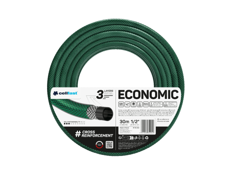 Cellfast Economic 3 rétegű locsolótömlő 1/2