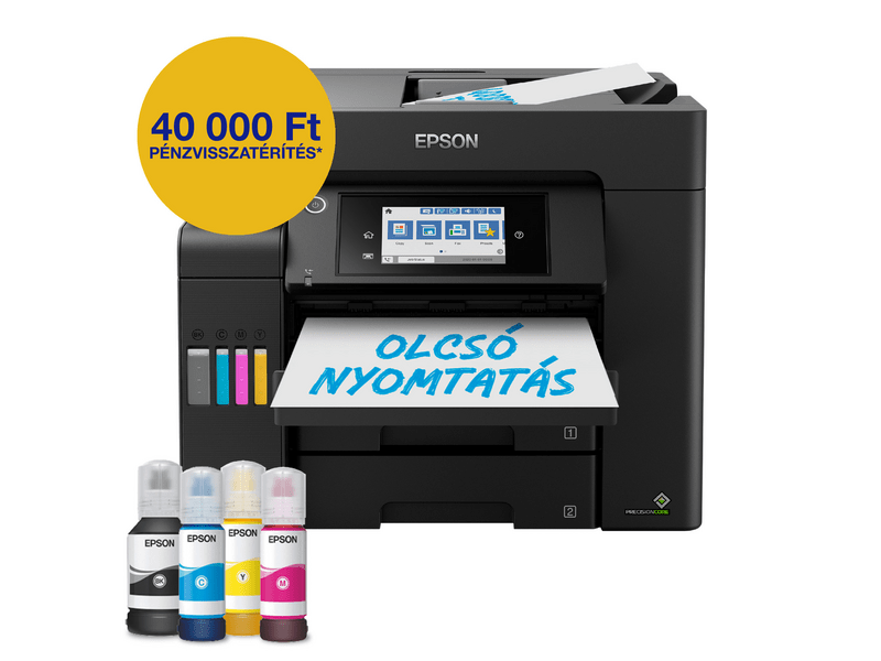 Epson L6550 színes MFP, DUPLEX, 14 000/5200 oldal tintával