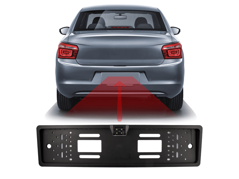 Carguard 55069C Rendszámtábla keretbe épített tolatókamera