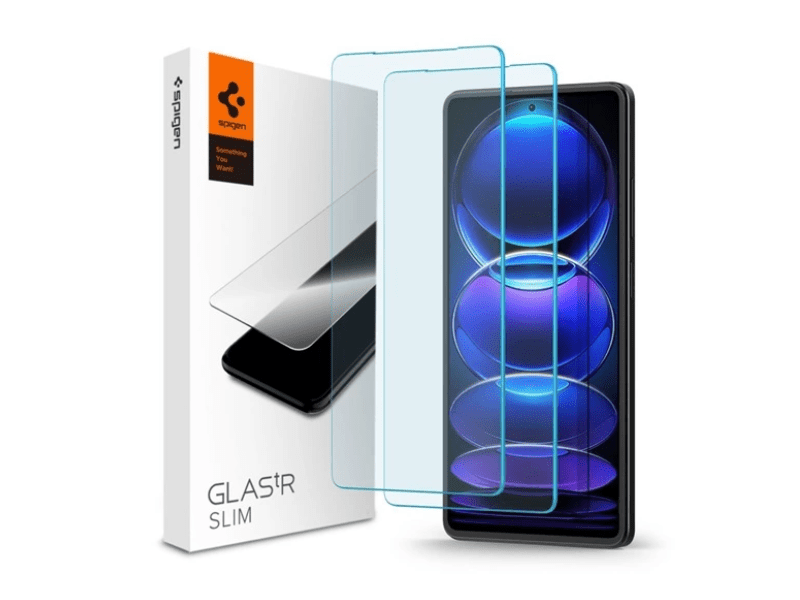 Spigen Xiaomi Redmi Note 12 Pro 5G képernyővédő üveg 2db (AGL06045)