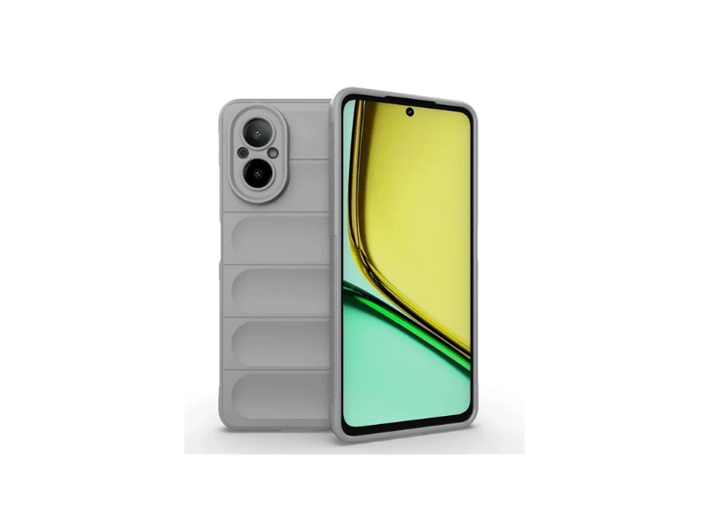 Gigapack Realme C67 4G Szilikon tok, világosszürke (GP-155155)