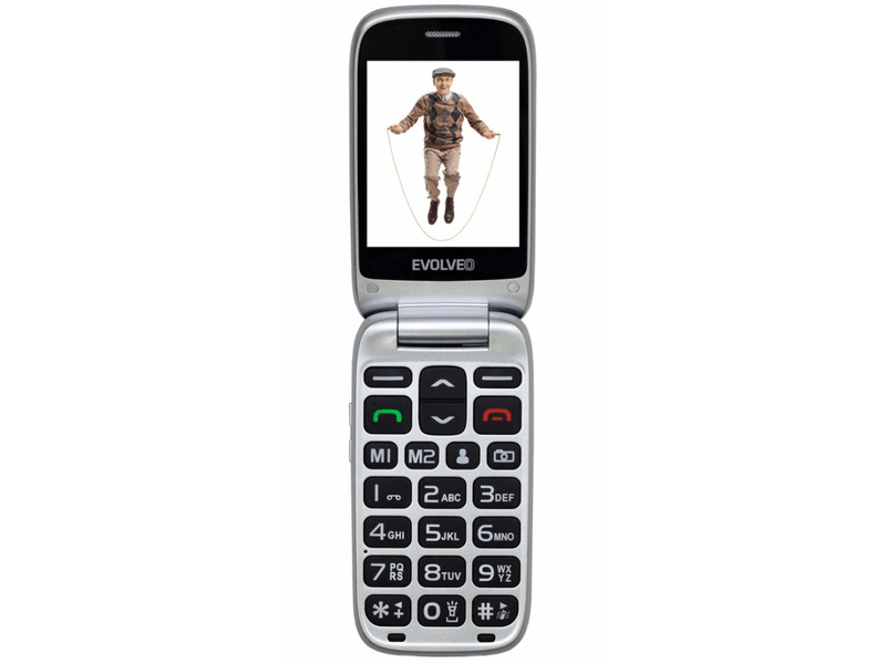 Evolveo EP770 EasyPhone FP Felnyitható mobiltelefon időseknek
