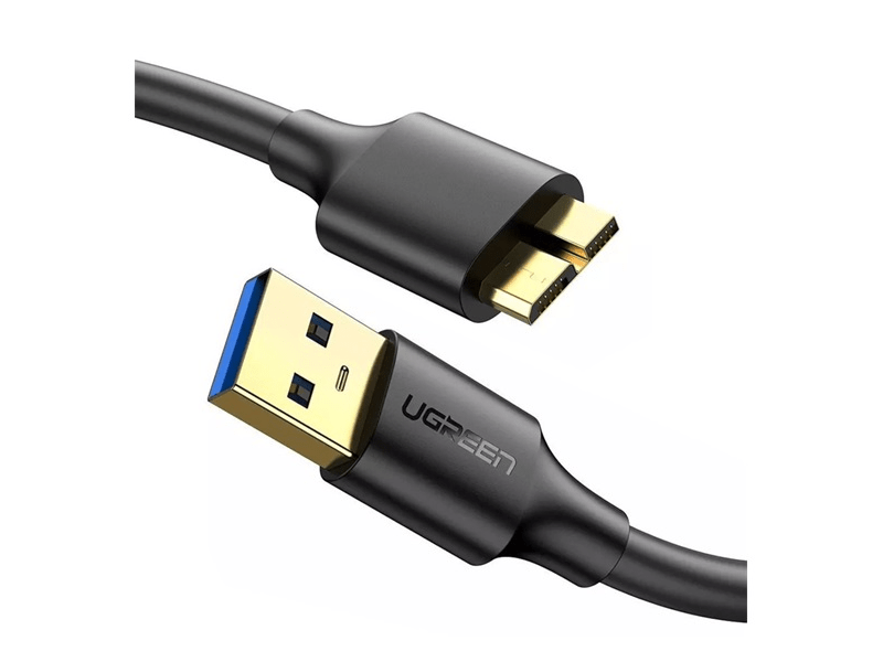 Ugreen US130 USB - micro-B Adatkábel, 2m, fekete