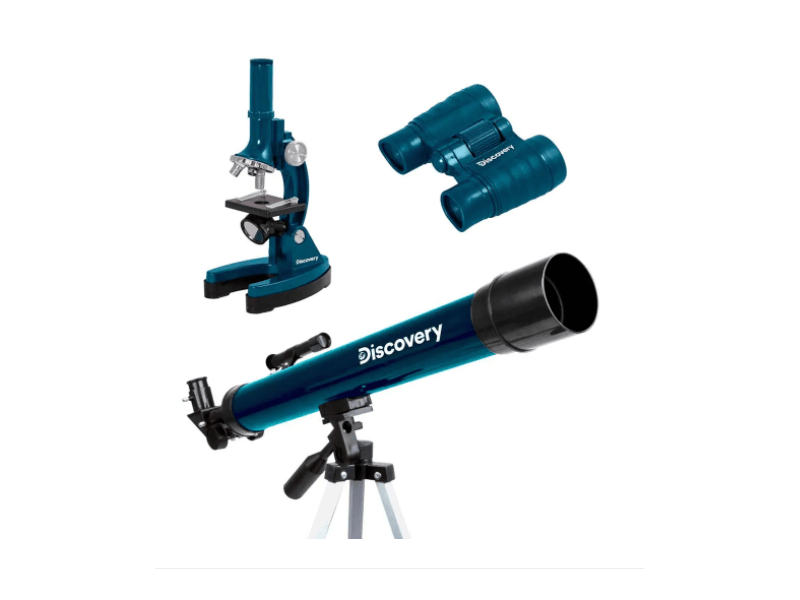 Levenhuk Discovery teleszkóp+mikroszkóp+távcső készlet ráadás könyvvel