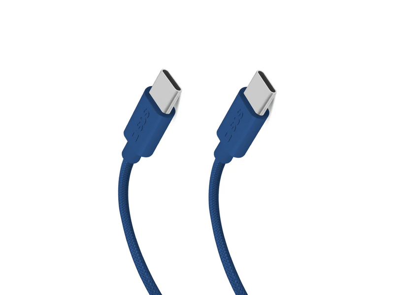 SBS USB-C - USB-C kabel, 1,5 m, plavi (TECABLETISSUETCCB)