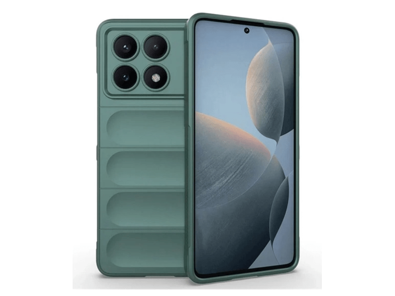 Gigapack Xiaomi Poco X6 Pro Szilikon tok, sötétzöld (GP-155489)