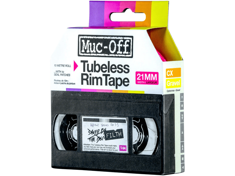 Muc-Off 20069 Rim Tape - Tubeless felniszalag, 21 mm, 10 m