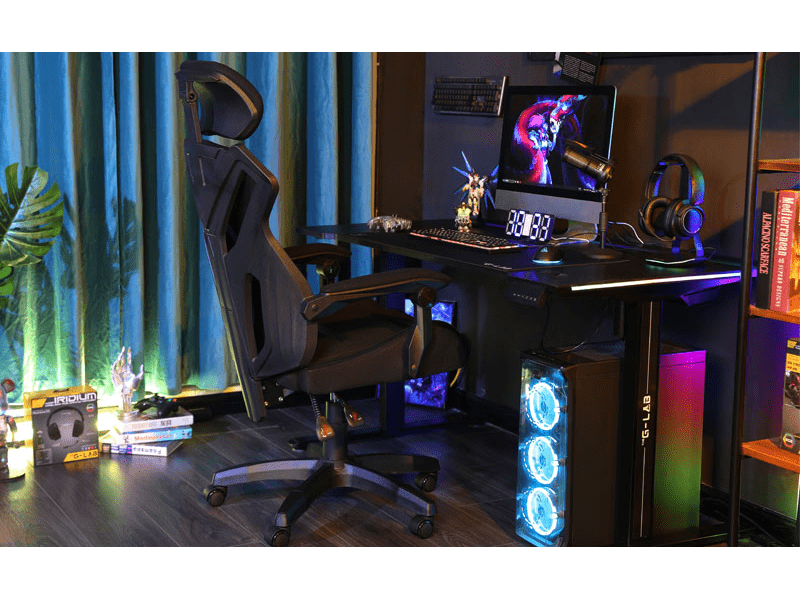 The G-Lab K-Seat Barium Gamer szék, fekete