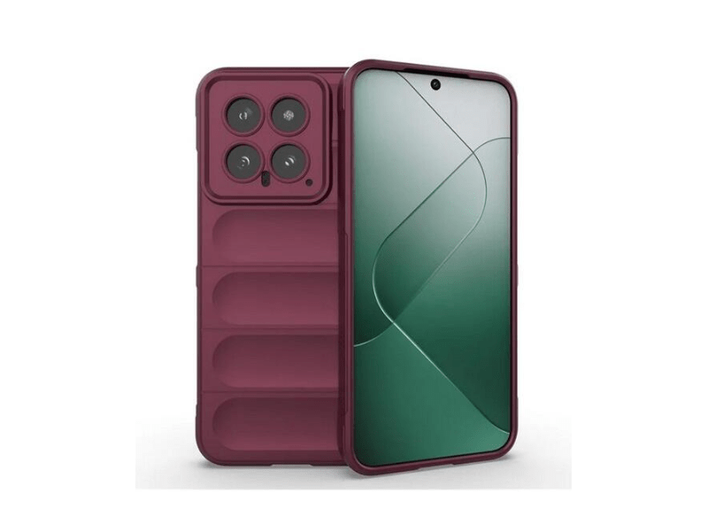 Gigapack Xiaomi 14 Szilikon tok, bordó (GP-155474)