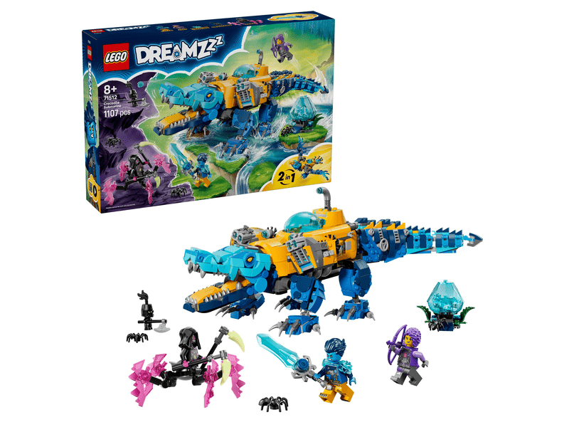 LEGO® DREAMZzz™ Krokodil-tengeralattjáró (71512)