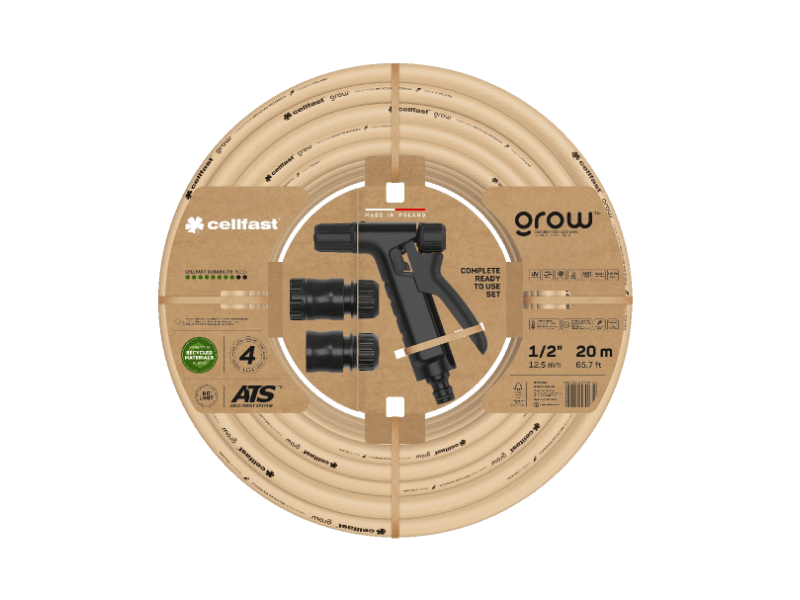 Cellfast Grow Set 4 rétegű locsolótömlő 1/2