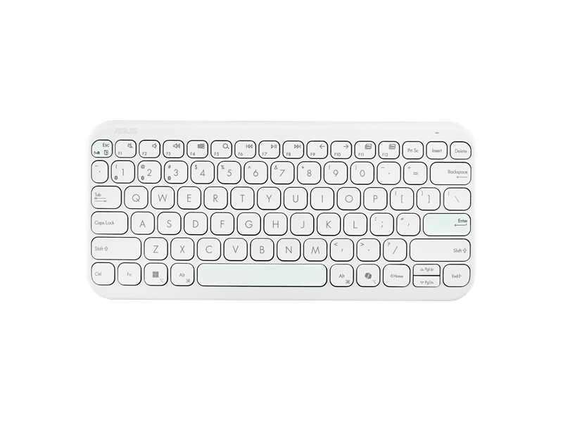Asus Marshmallow KW100 vezeték nélküli billentyűzet (KW100WHHU)