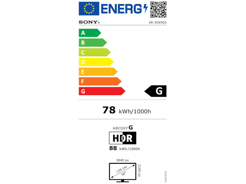 Sony Bravia XR50X90SAEP 4K Ultra HD 50
