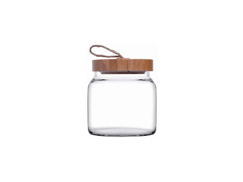 Pasabahce 43573 Woody Tároló üveg, bambusz tetővel, 575ml
