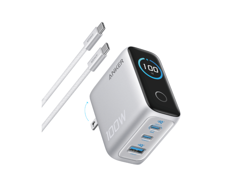 Anker 100W Hálózati töltő, 3 port (B121BG41)
