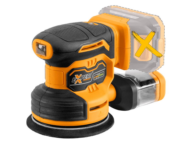 Expert UXSD125 Akkumulátoros rotációs csiszoló, 125mm