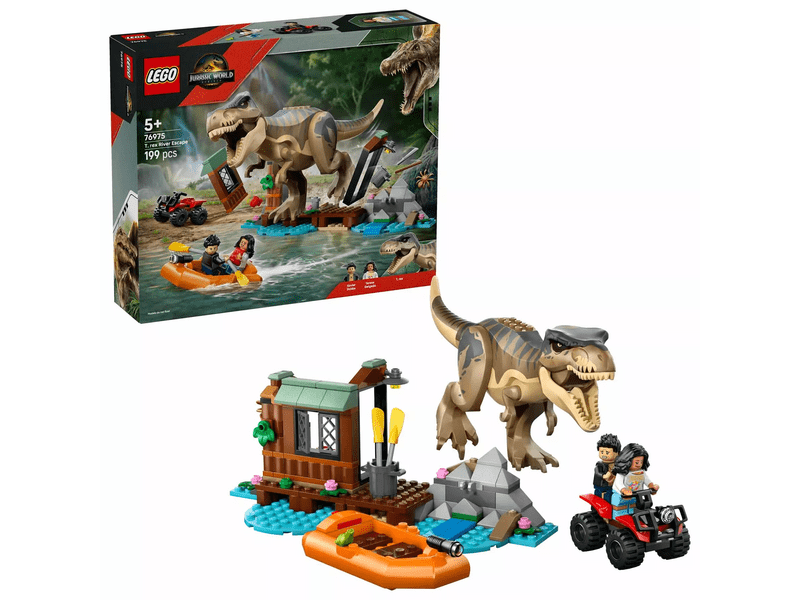 LEGO® Jurassic World™ Menekülés a folyónál a T-Rex elől (76975)