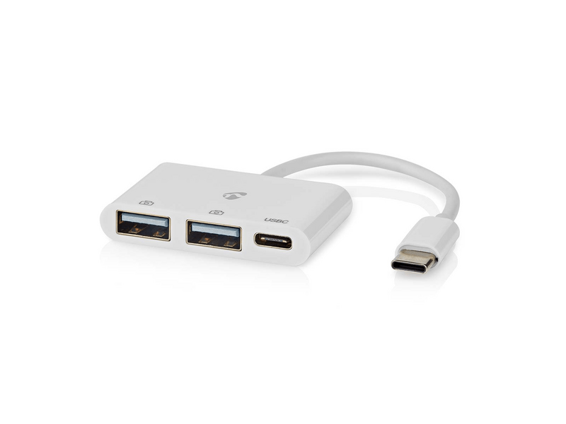 Nedis CCGB64785WT01 3-Port USB-C Hub