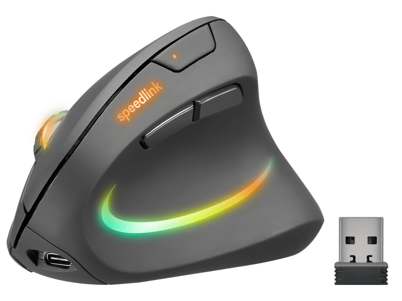 Speedlink Piavo Pro Ergonomikus egér (SL-630026-BK)