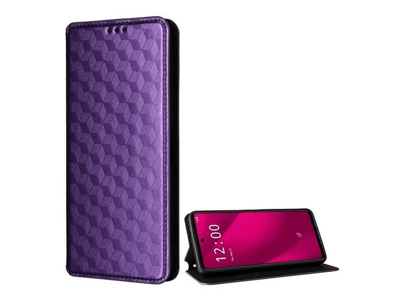 Gigapack T Phone 2 Pro 5G Bőr hatású telefon tok, lila (GP-159777)