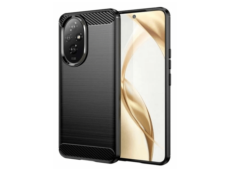 Gigapack Honor 200 Szilikon telefonvédő tok, fekete (GP-159614)