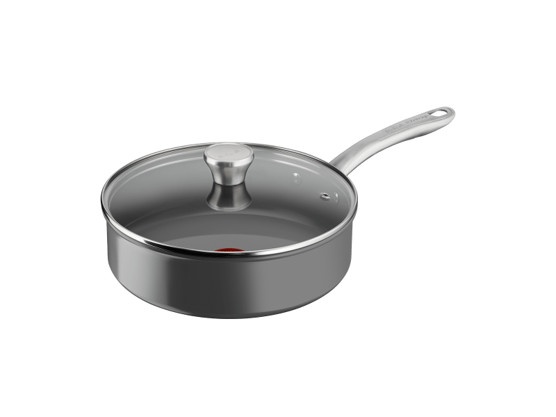Tefal Renew+ C4243253 Mély serpenyő+fedő, 24 cm