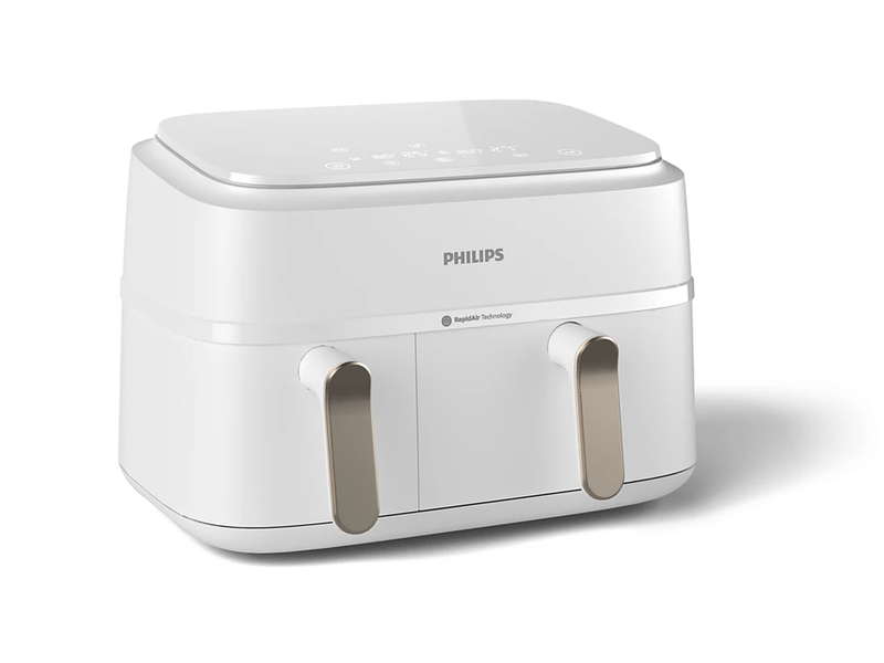 Airfryer,Series 3000,dual,9L,fehér