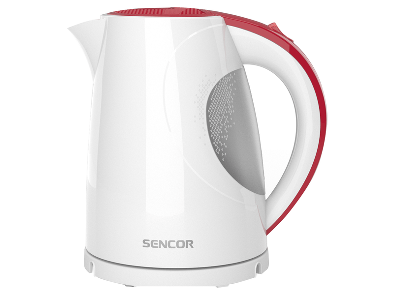 Vízforraló, 2200W, 1.5L, fehér/piros
