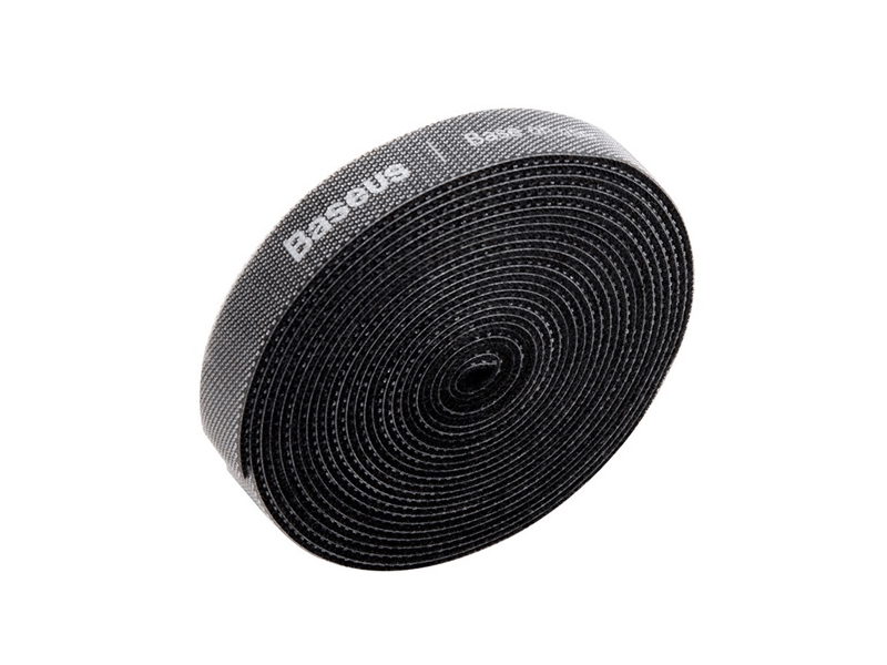 Baseus tépőzáras kábelkötöző, 3m, fekete (ACMGTF01)