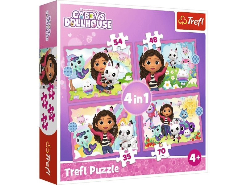 Trefl Gabi babaháza 4in1 puzzle (34620)