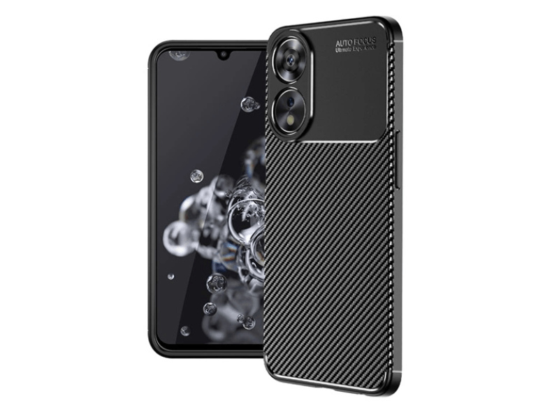 Gigapack Oppo A78 5G Szilikon tok, fekete (GP-140009)