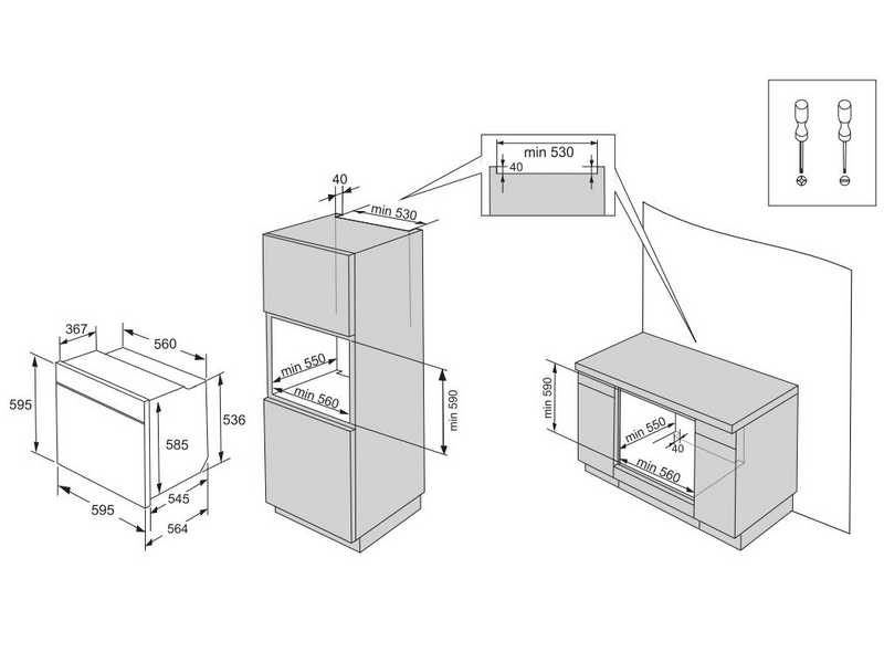 Gorenje BPS6737E03X Ugradbena pećnica