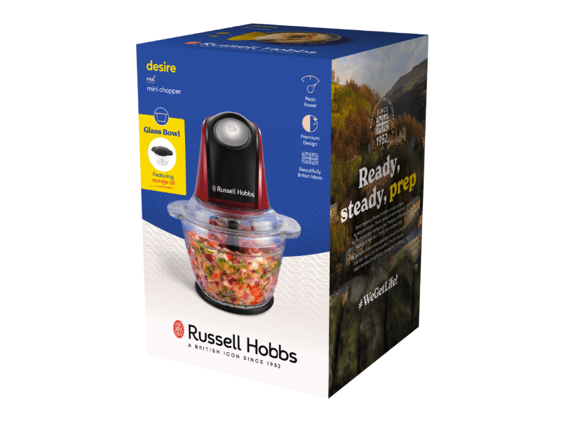 Russel Hobbs Desire mini aprító, piros (27130-56)